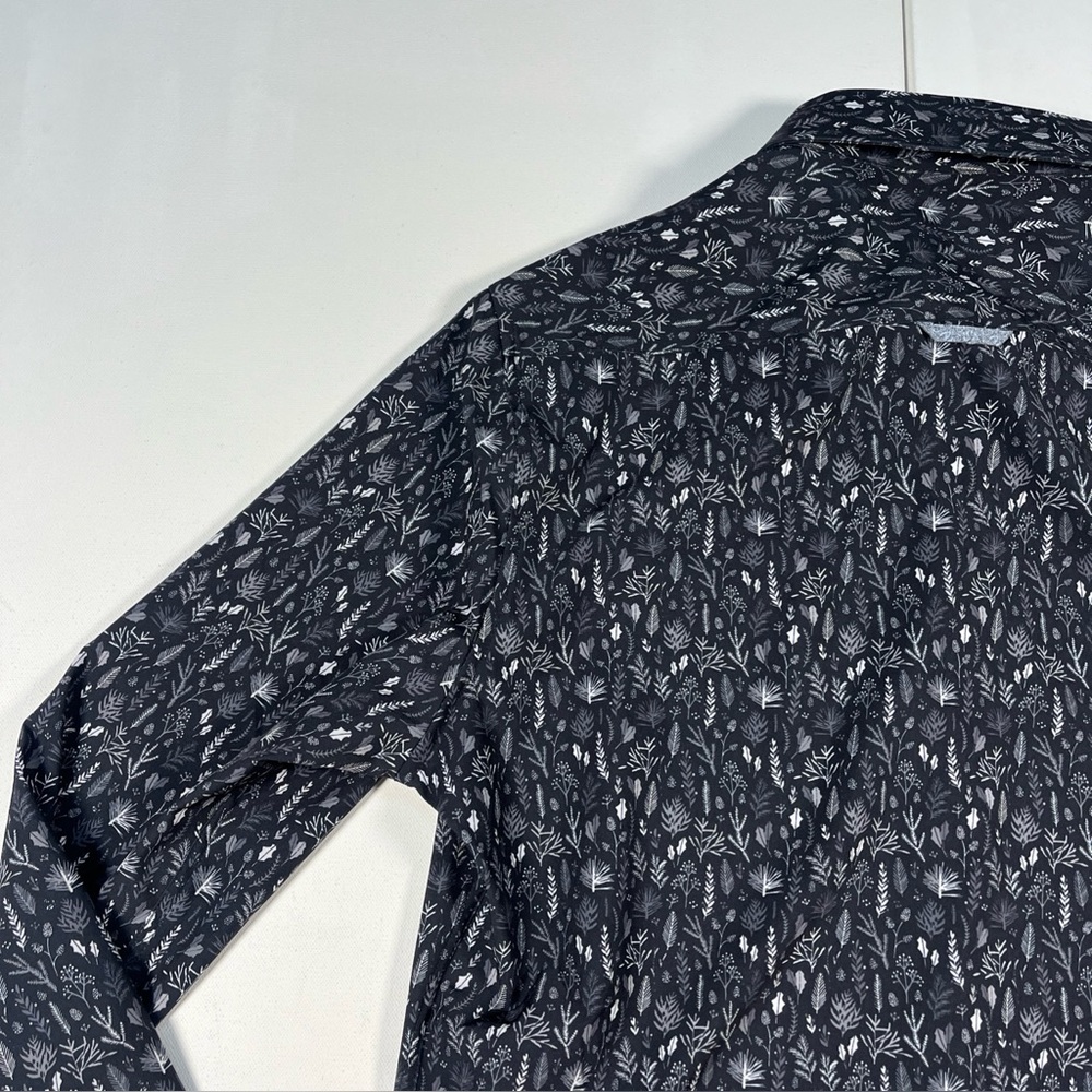 7 Diamonds Men's Black and White Patterned Button-Down Shirt - Picture 14 of 16